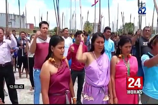 Loreto: nativos awajún advierten que no saldrá una sola gota de petróleo si no atienden sus reclamos