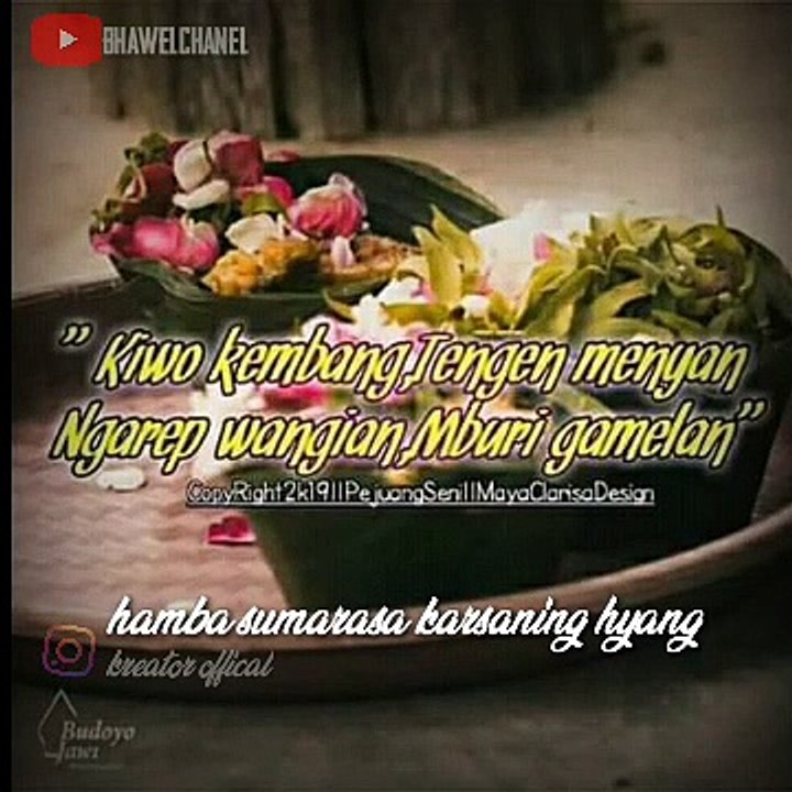 Motivasi Pitutur mistis kersaning hyang