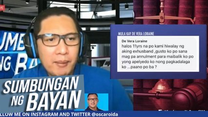 Sumbungan Ng Bayan: PAANO NGA BA ANG PROSESO NG ANNULMENT SA PILIPINAS?