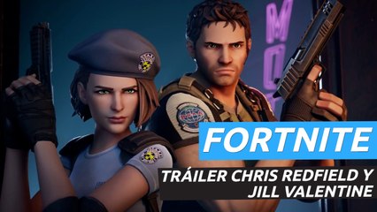 Chris Redfield y Jill Valentine llegan a la isla de Fortnite