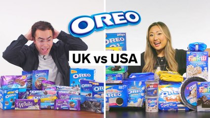Every difference between US and UK Oreos