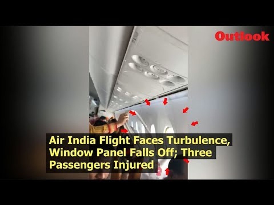 Air India Flight Faces Turbulence, Window Panel Falls Off; Three Passengers Injured
