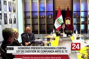 Gobierno presentó demanda de inconstitucionalidad al TC por cuestión de confianza