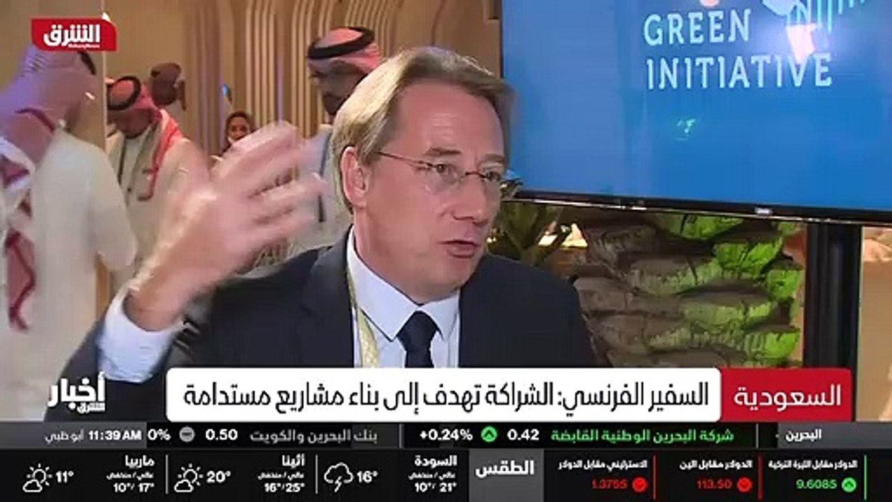 ...على هامش منتدى مبادرة السعودية الخضراء أ...