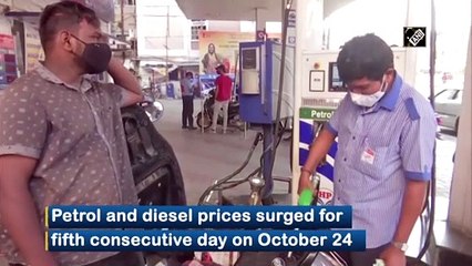 Fuel prices increased for 5th consecutive day