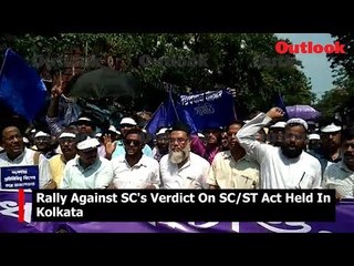 Rally Against SC's Verdict On SC/ST Act Held In Kolkata