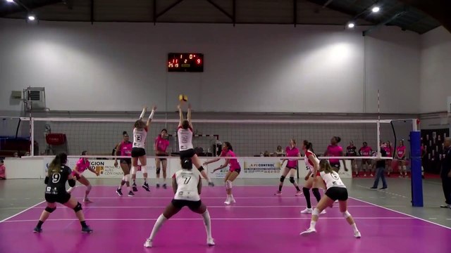 Images maritima: deux des points les plus disputés entre Istres Volley et Rennes