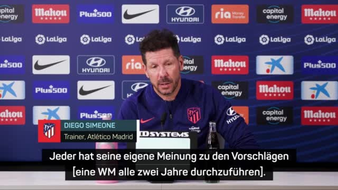 Diego Simeone über WM-Pläne: “Geld ist Macht”