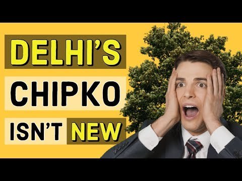 Delhi's Chipko Andolan tried to save trees during the Commonwealth Games 2010, but struggled