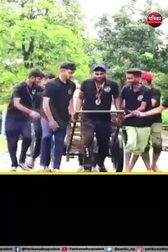 अनाज से बनाए प्रभु राम, अयोध्या में बनाई राम, जानकी, हनुमान की कलाकृति