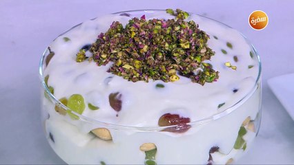 ترايفل ماء ورد وعنب | نرمين هنو