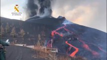 Incertidumbre sobre el destino de las coladas del volcán