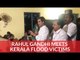 Congress Prez Rahul Gandhi speaks to flood affected families in Athani, Kerala