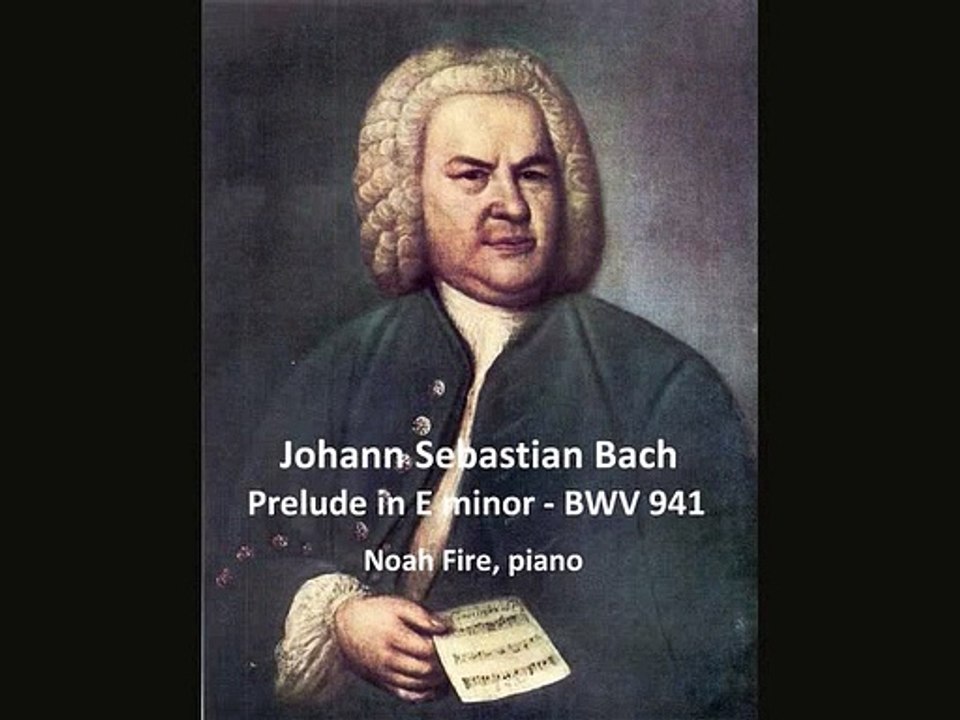 J. S. Bach - Prelude in E minor, BWV 941