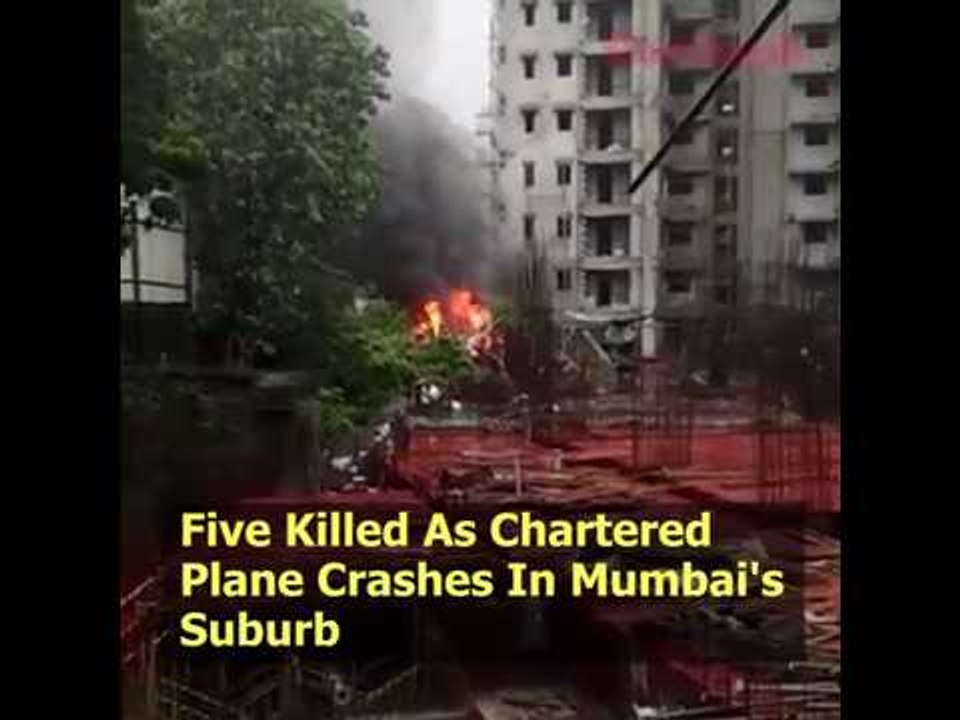 Five Killed As Chartered Plane Crashes In Mumbai's Suburb