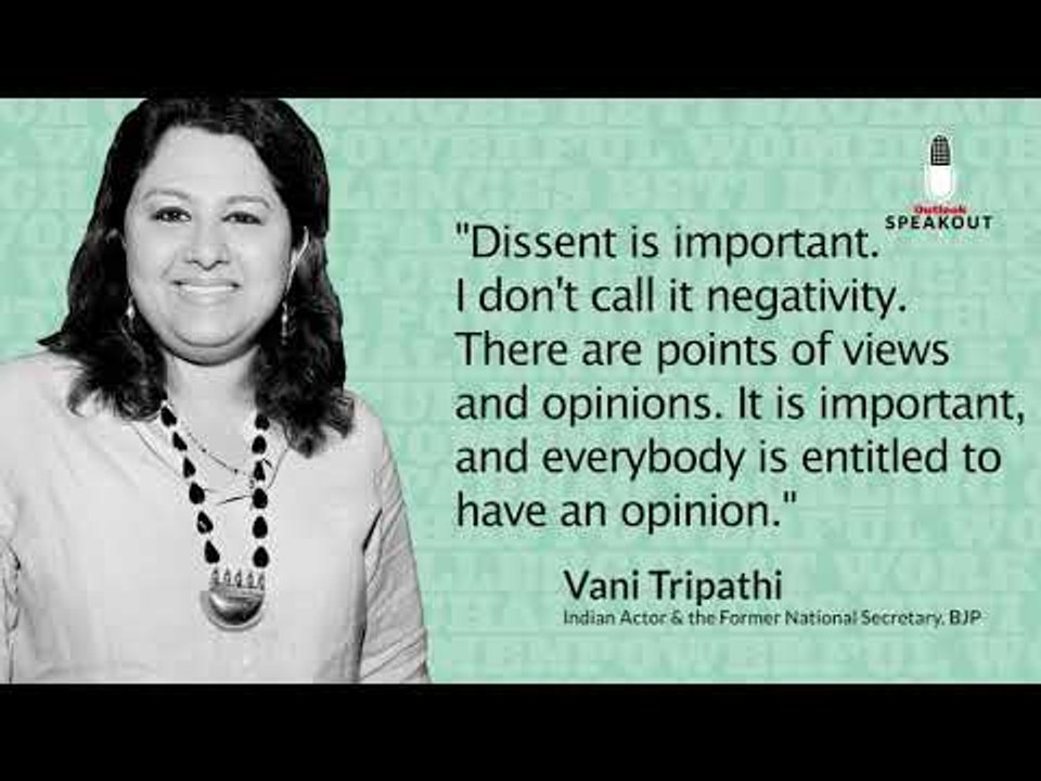 Outlook Speakout 2018: Vani Tripathi, CBFC Board Member and former BJP secretary