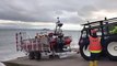Kinghorn RNLI Lifeboat rescues paddleboarders off Portobello Beach