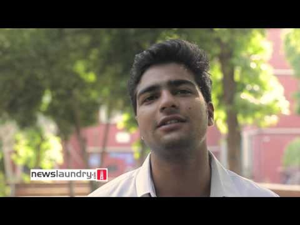 ABVP students speak to Newslaundry