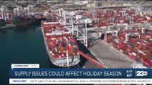 Supply issues could affect holiday season