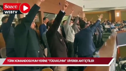 TÜGVA'lıların yemin görünütüsü sızdı: "Türk komandosuyum" yerine "TÜGVA'lıyım" diyerek ant içtiler