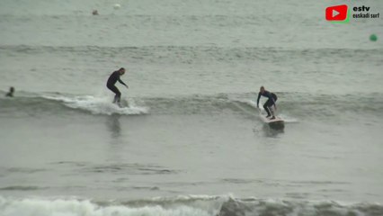 Socoa |  Longboard dans la Baie - ESTV Euskadi Surf TV
