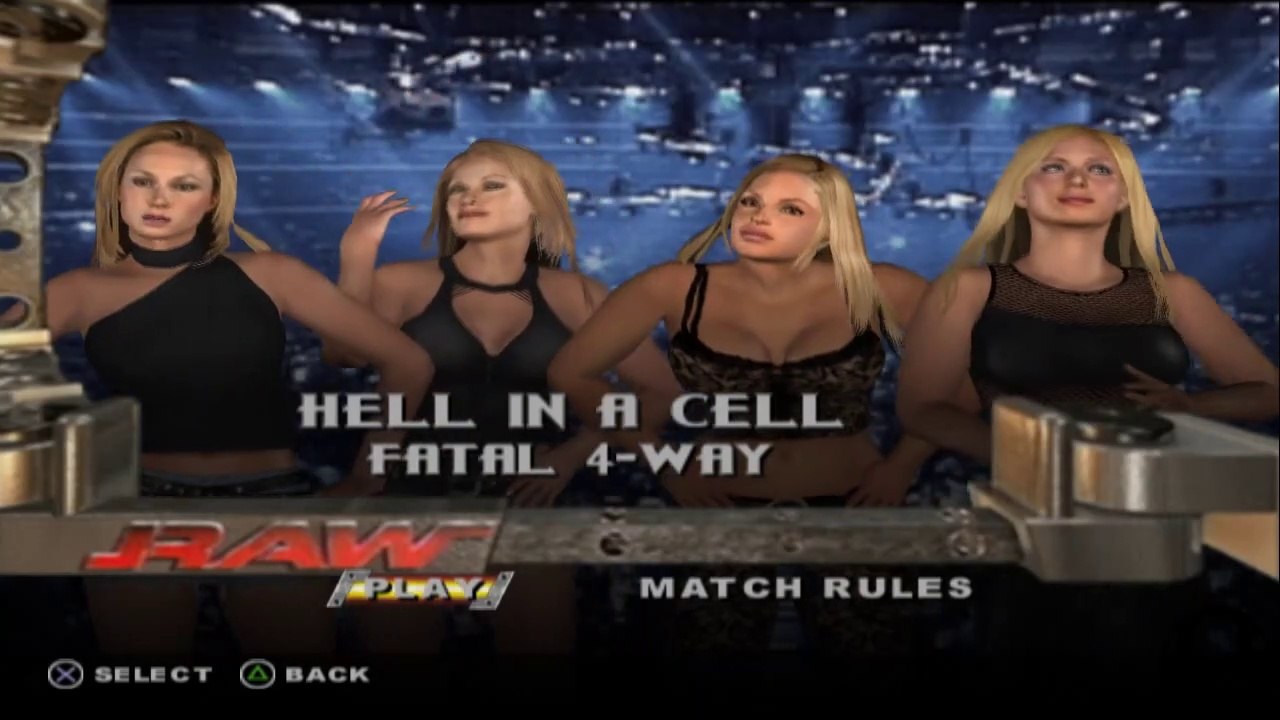 WWE SmackDown vs. Raw Stacy Keibler vs Sable vs Trish Stratus vs Torrie Wilson