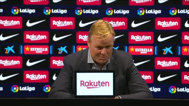 Koeman: Es algo más que una derrota de tres puntos