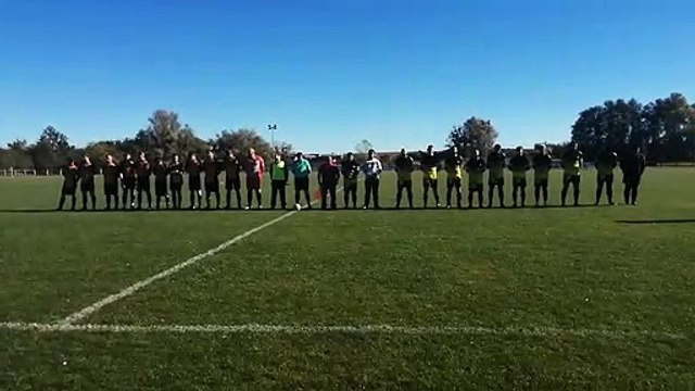 Minute de silence pour Ben le 24 octobre 2021 (ASC contre Chaillot)