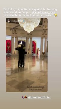 Jean-Baptiste Maunier et Denitsa Ikonomova se sont retrouvés au Festival Cinéroman, à Nice, le 23 octobre 2021. Ils ont partagé une danse.