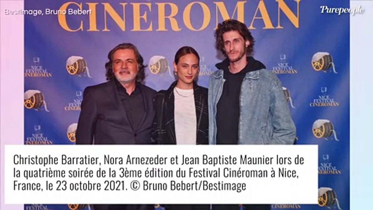 Jean-Baptiste Maunier et sa belle-soeur Nora Arnezeder : sortie remarquée avec Gérard Jugnot et sa jeune épouse