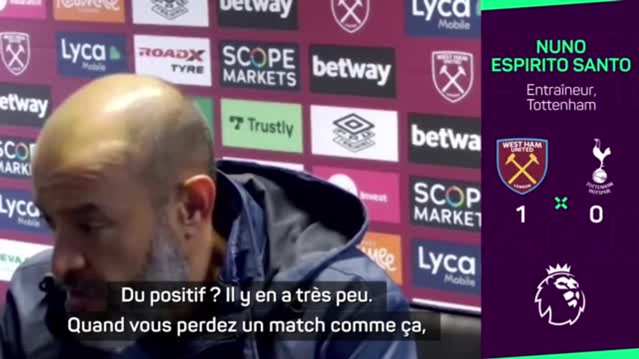 9e j. - Nuno Espírito Santo : "Quand on perd un match comme ça..."