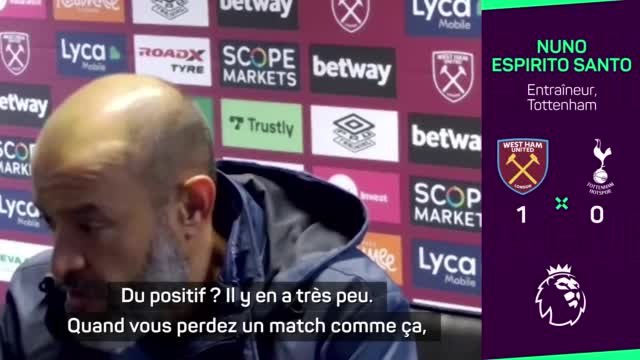 9e j. - Nuno Espírito Santo : Quand on perd un match comme ça...
