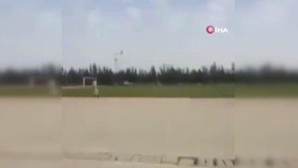 Libya'da nakit para taşıyan helikopter iniş sırasında düştü