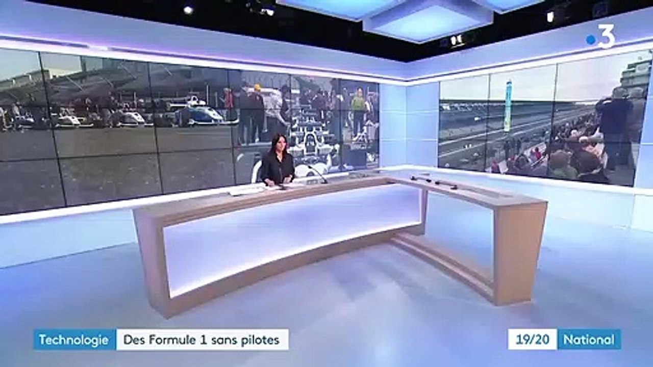 Formule 1 : une course de voitures sans pilote sur le circuit d'Indianapolis