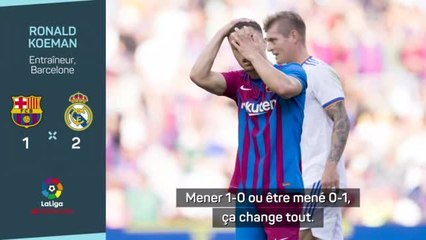 Clásico - Koeman : "Pas le moment de baisser la tête"