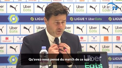 Pochettino : "Nous méritions un peu plus que l'OM de gagner"