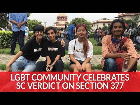 LGBT Community celebrates SC verdict on Section 377