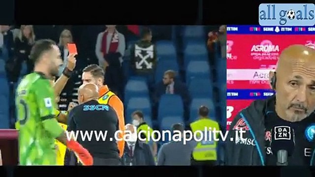 Roma-Napoli 0-0 24/10/21 intervista post-partita Luciano Spalletti