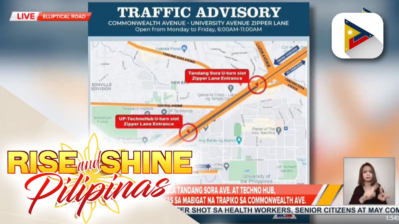 CHIKA ON THE ROAD | Zipper lane mula Tandang Sora Ave. at Techno Hub, inaasahang makakabawas sa mabigat na trapiko sa Commonwealth Ave.