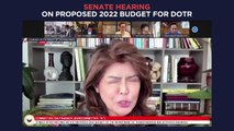 Senate hearing on proposed 2022 budget for DOTr