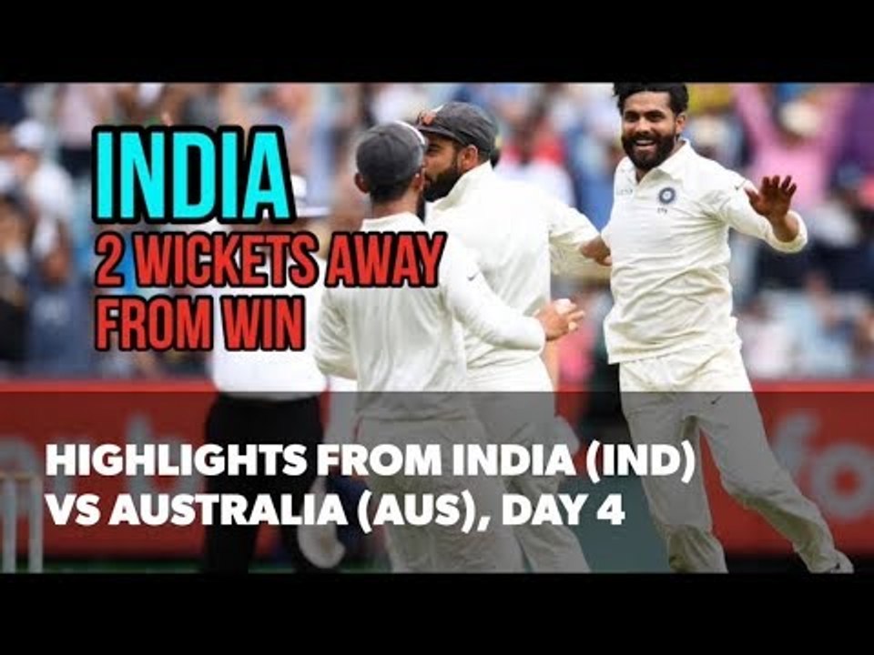 3rd Test (Melbourne) Day 4: Highlights from India (IND) vs Australia (AUS) I India's win go to Day 5