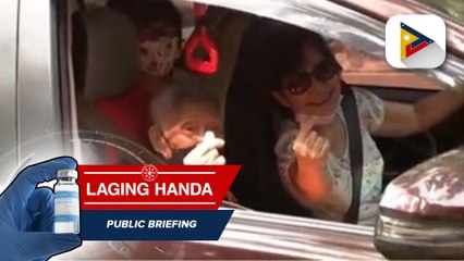 Drive-thru vaccination sa People's Park sa Davao City, patuloy