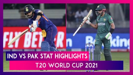 IND vs PAK Stat Highlights T20 World Cup 2021: Pakistan Register Historic Win
