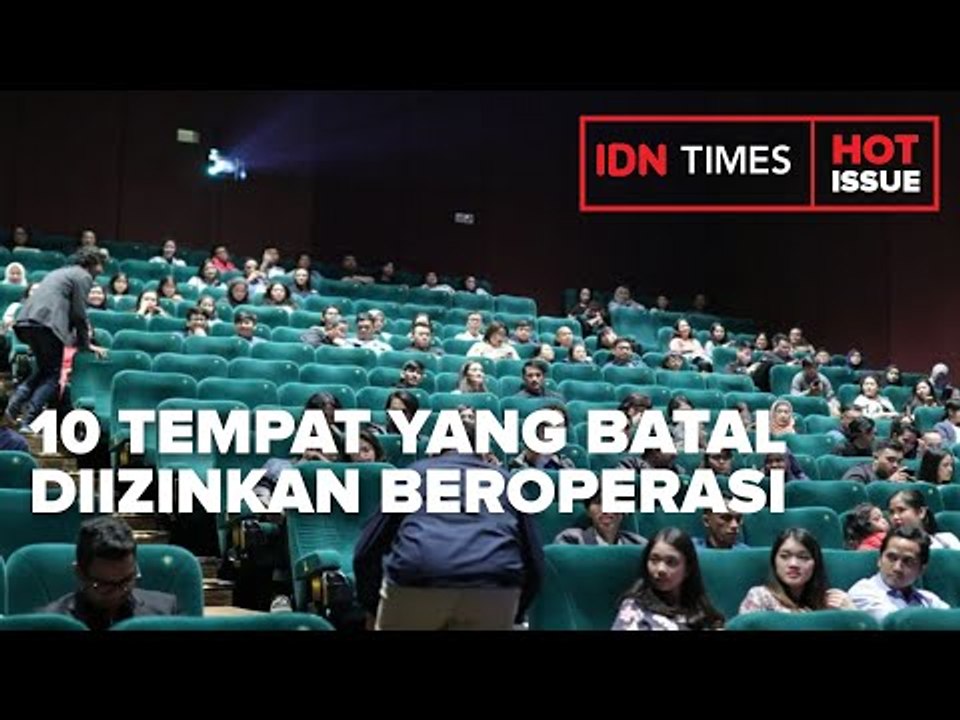 DIREVISI, INI 10 TEMPAT YANG BATAL BEROPERASI DI DKI JAKARTA
