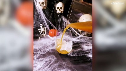 Poisoned Apple Cider Cocktail for Halloween