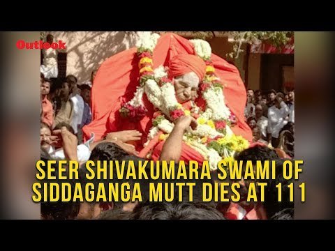 Seer Shivakumara Swami Of Siddaganga Mutt Dies At 111