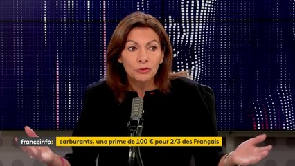 Prime de 100 euros pour le pouvoir d'achat : Anne Hidalgo dénonce un chèque "clientéliste"