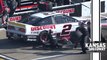 Keselowski in trouble early, hits the wall at Kansas Speedway