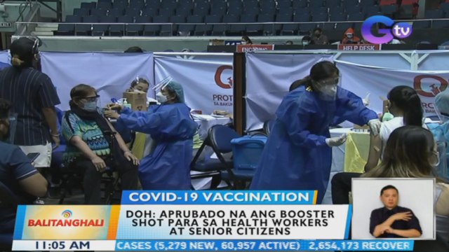 DOH, aprubado na ang booster shot para sa health workers at senior citizens | BT