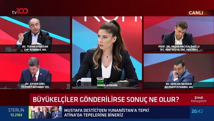 canlı yayında AKP'li ve CHP'li vekiller tartışmaya tutuştu.